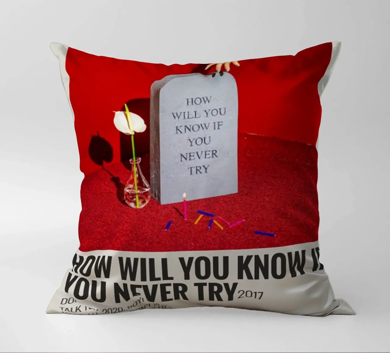 How Will You Know If You Never Try by Coin Kissen von SoundStudio
