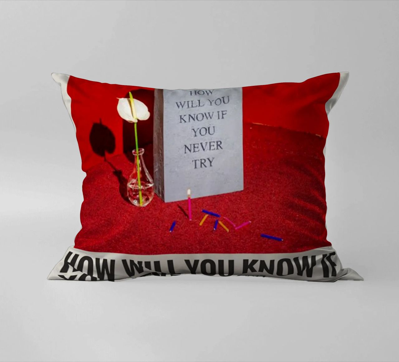 How Will You Know If You Never Try by Coin cuscino da SoundStudio