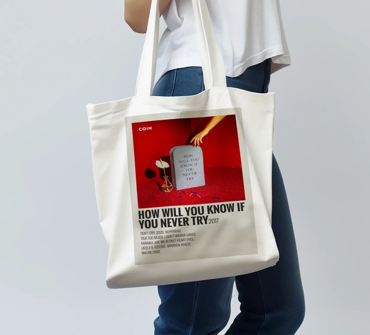 How Will You Know If You Never Try by Coin borsa in juta da SoundStudio