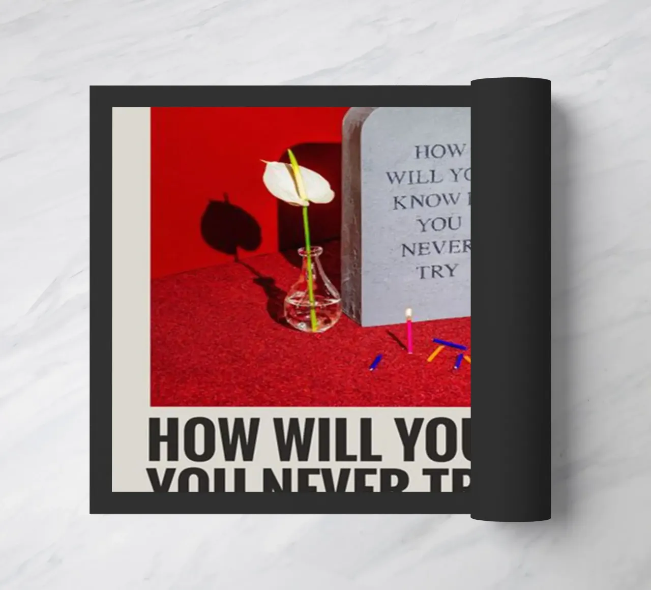 How Will You Know If You Never Try by Coin paillasson de SoundStudio