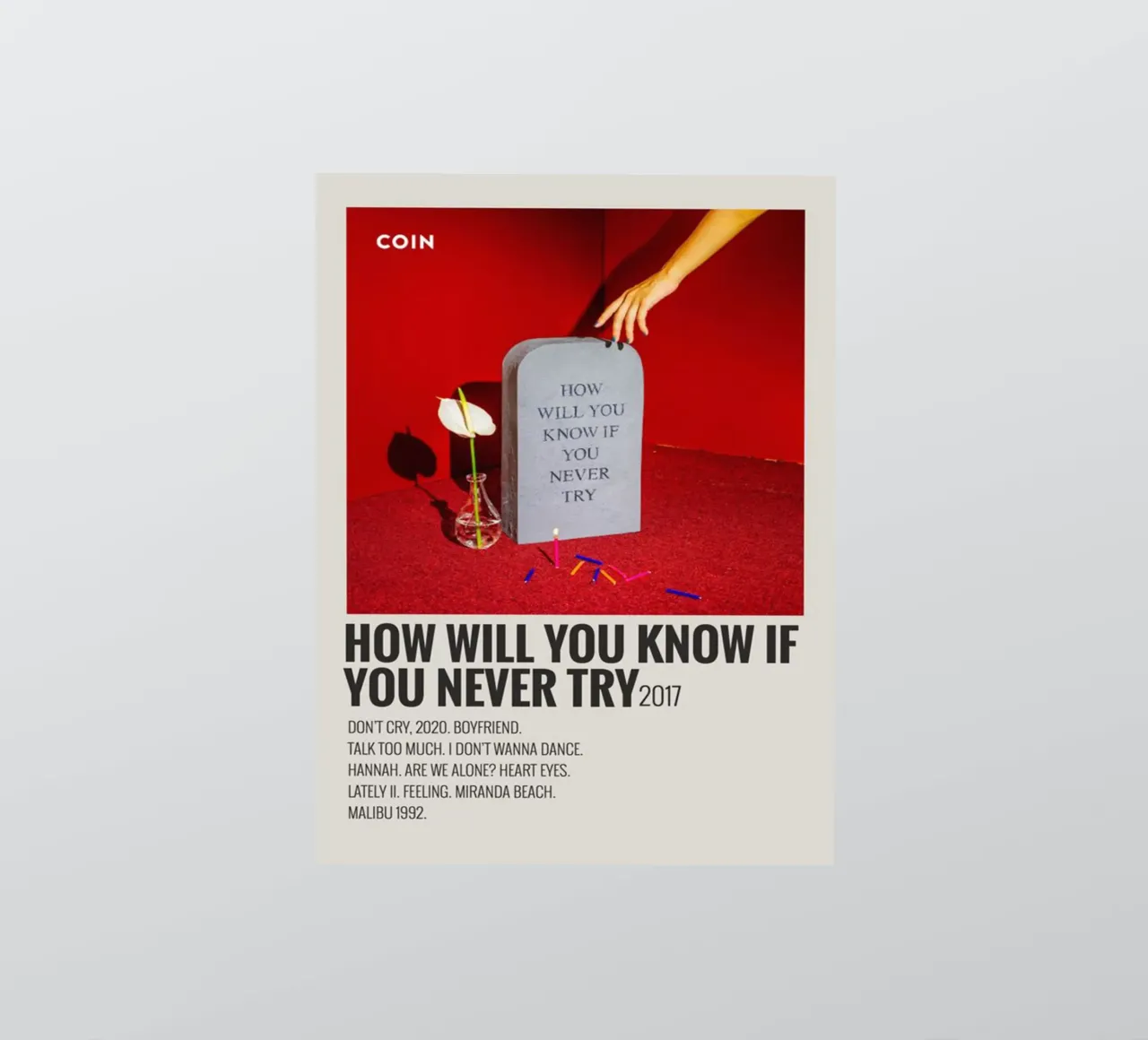 How Will You Know If You Never Try by Coin sticker by SoundStudio