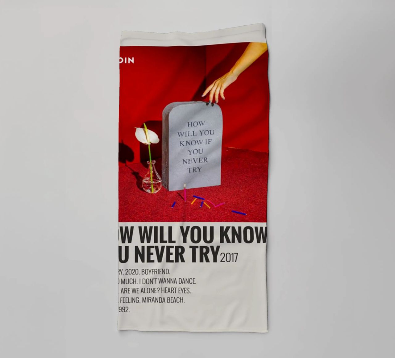 How Will You Know If You Never Try by Coin towel by SoundStudio