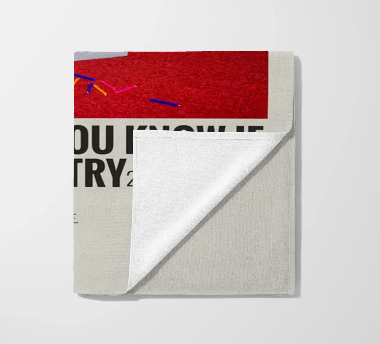How Will You Know If You Never Try by Coin toalla de playa de SoundStudio