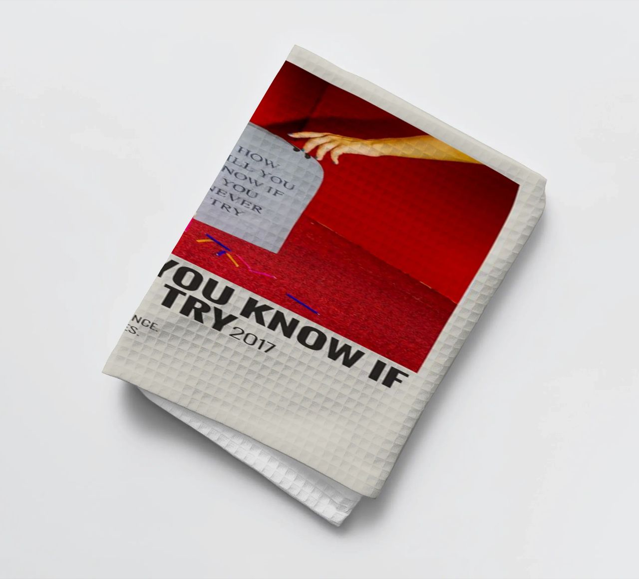 How Will You Know If You Never Try by Coin canovaccio da cucina da SoundStudio