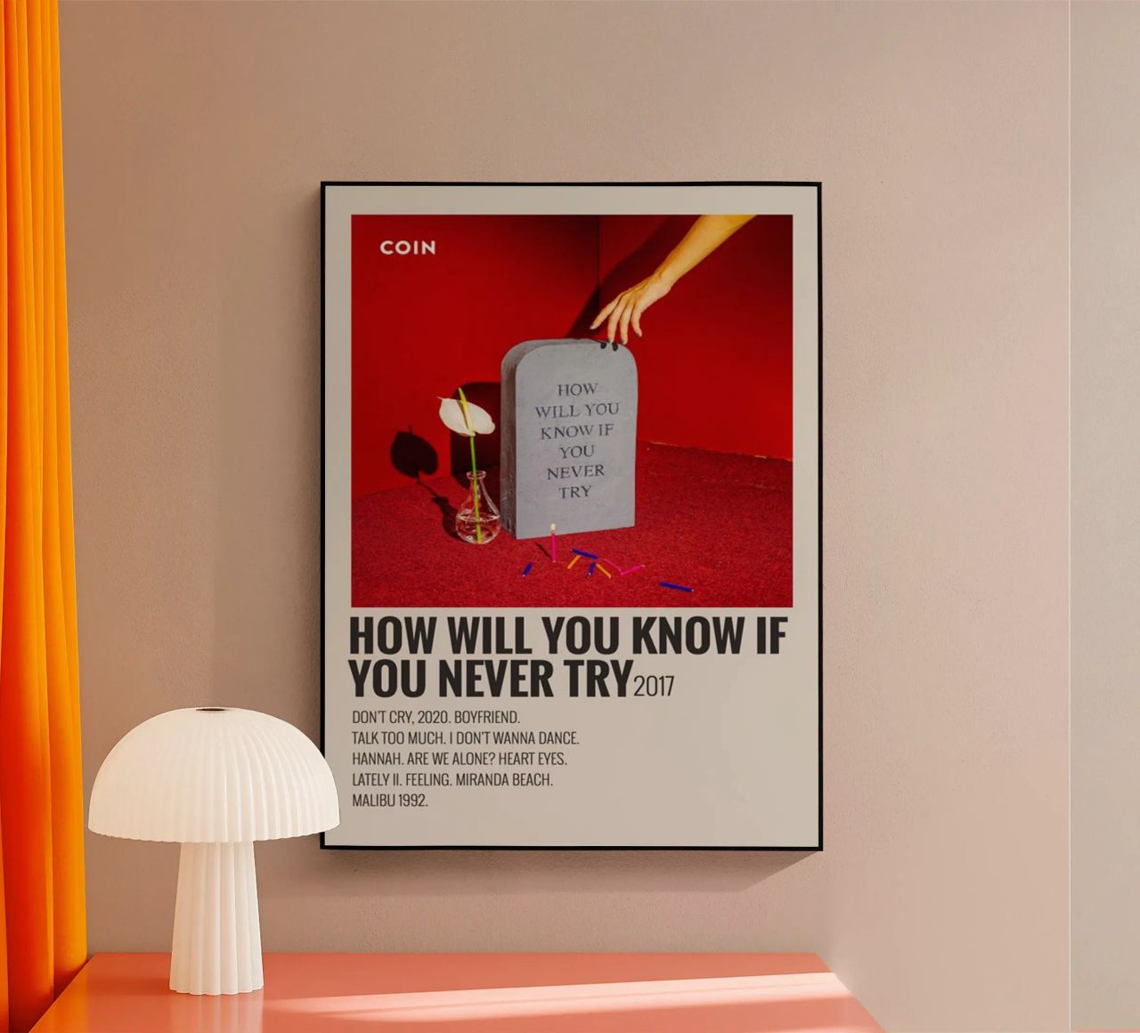 How Will You Know If You Never Try by Coin plexiglass da SoundStudio