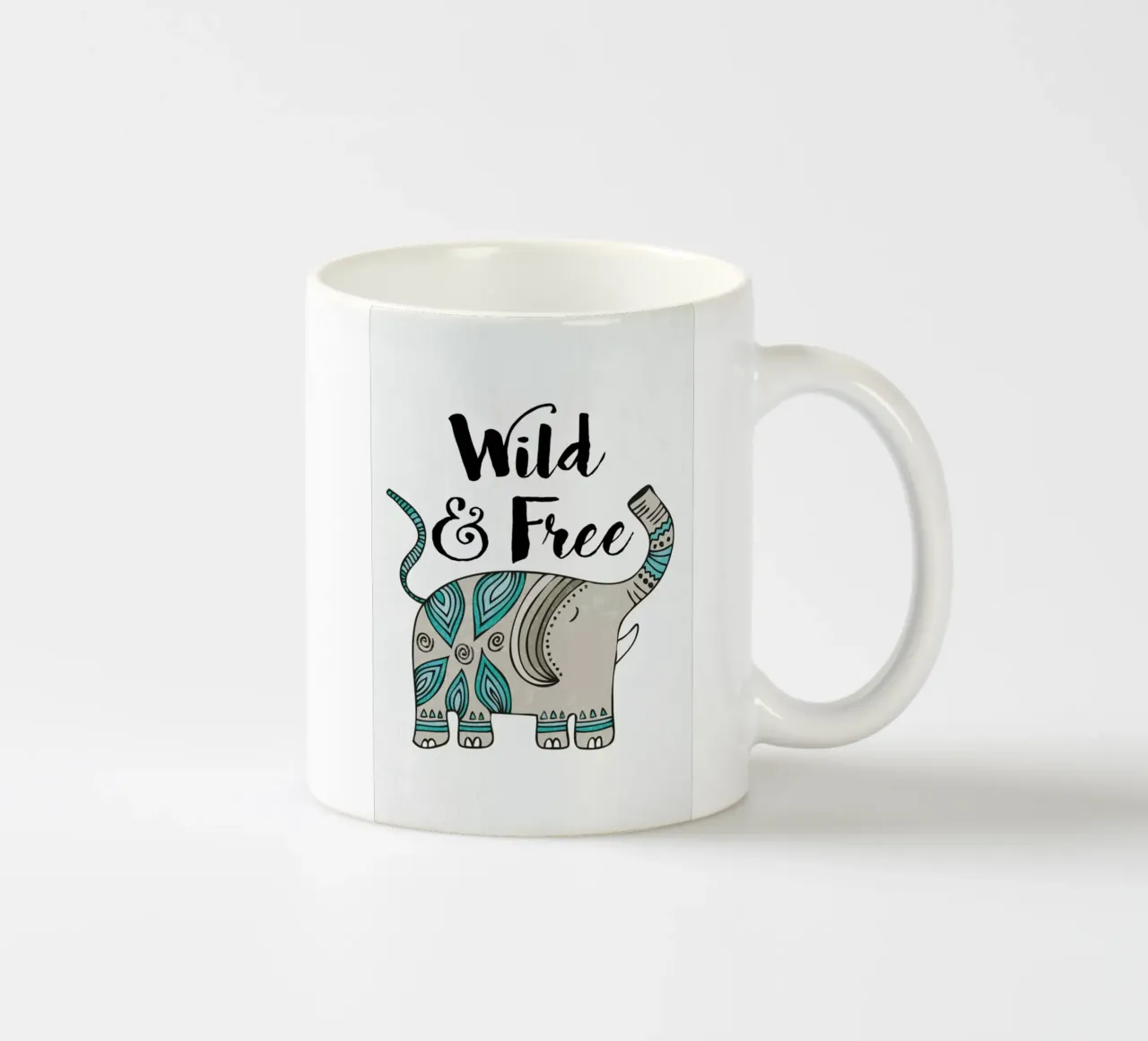 Wild And Free tazza in ceramica da Pom Graphic Design
