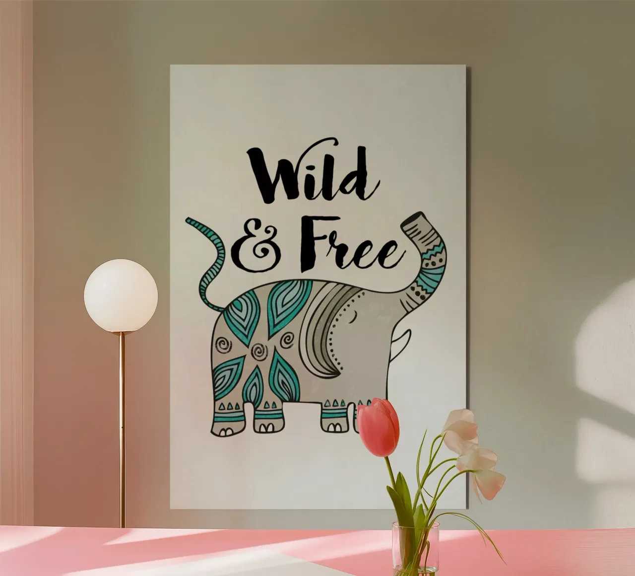Wild And Free forex plate by Pom Graphic Design