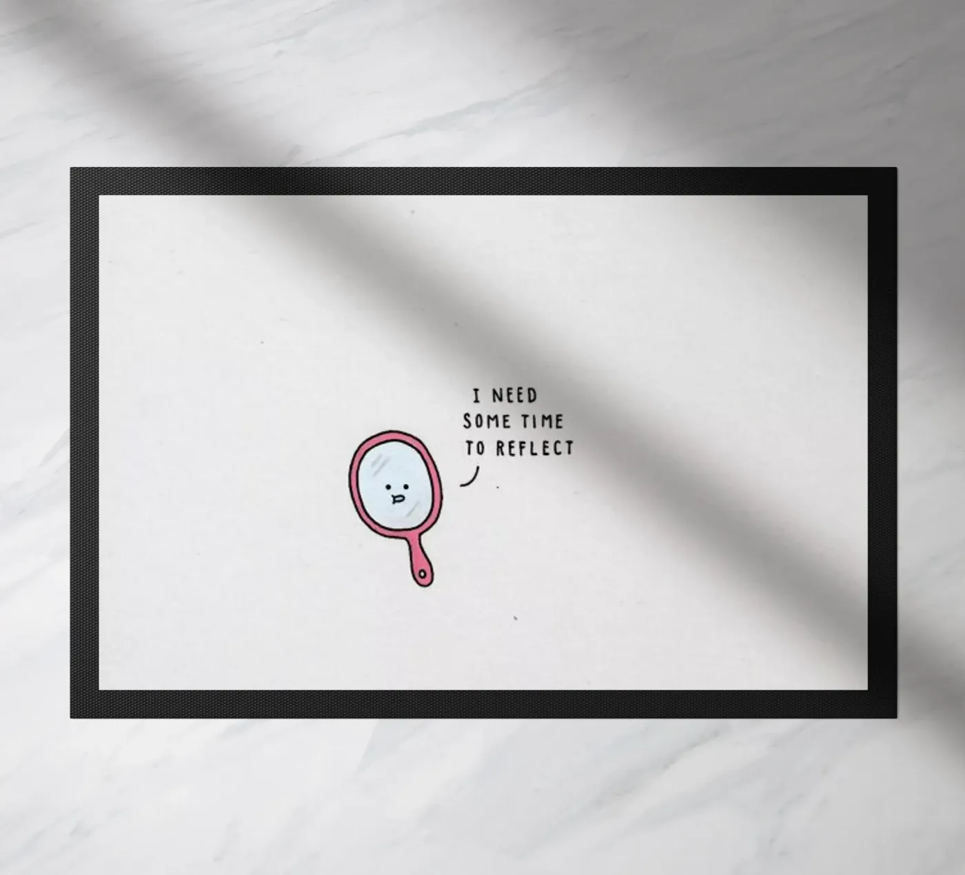 Mirror doormat by Jaco Haasbroek