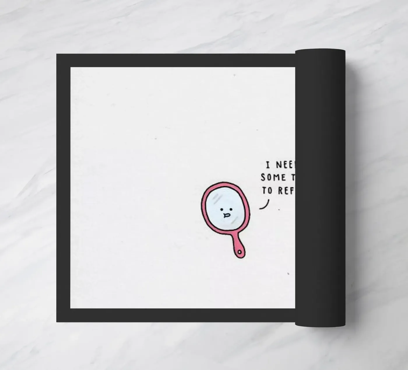 Mirror doormat by Jaco Haasbroek