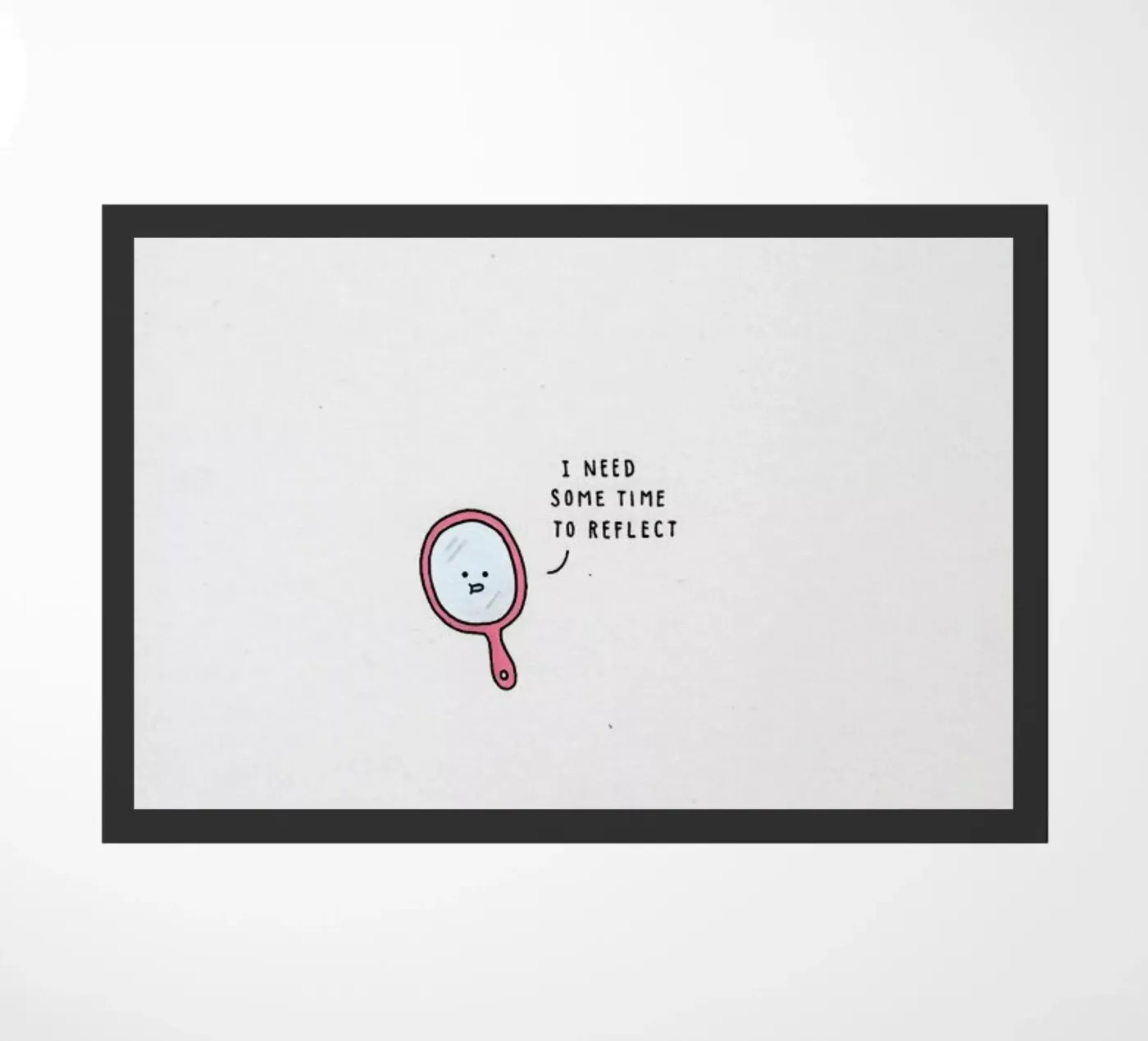 Mirror doormat by Jaco Haasbroek