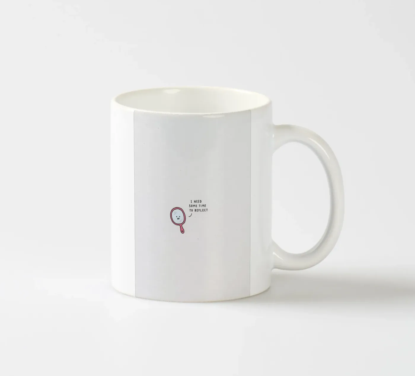 Mirror ceramic mug by Jaco Haasbroek