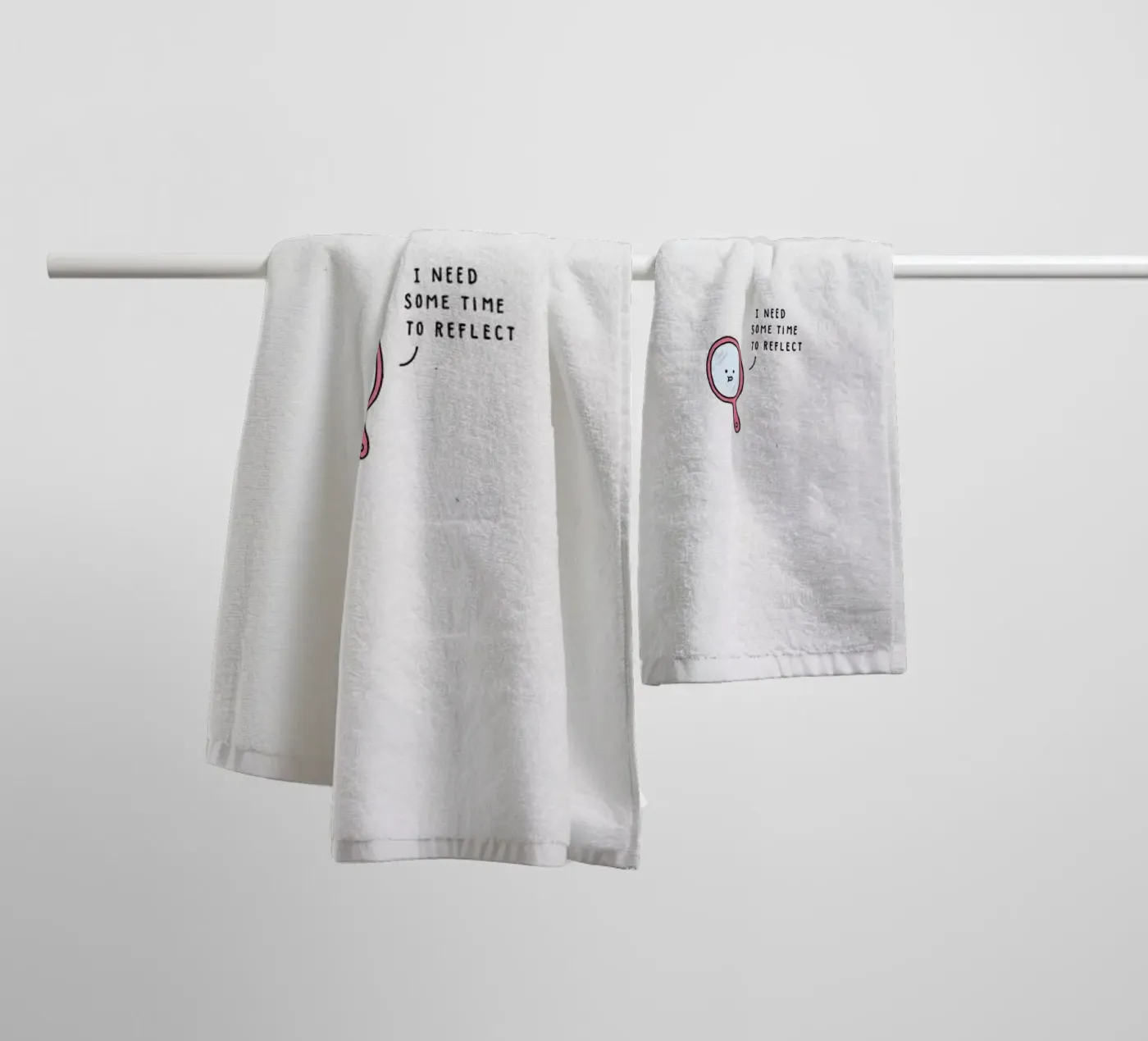 Mirror badhanddoek van Jaco Haasbroek