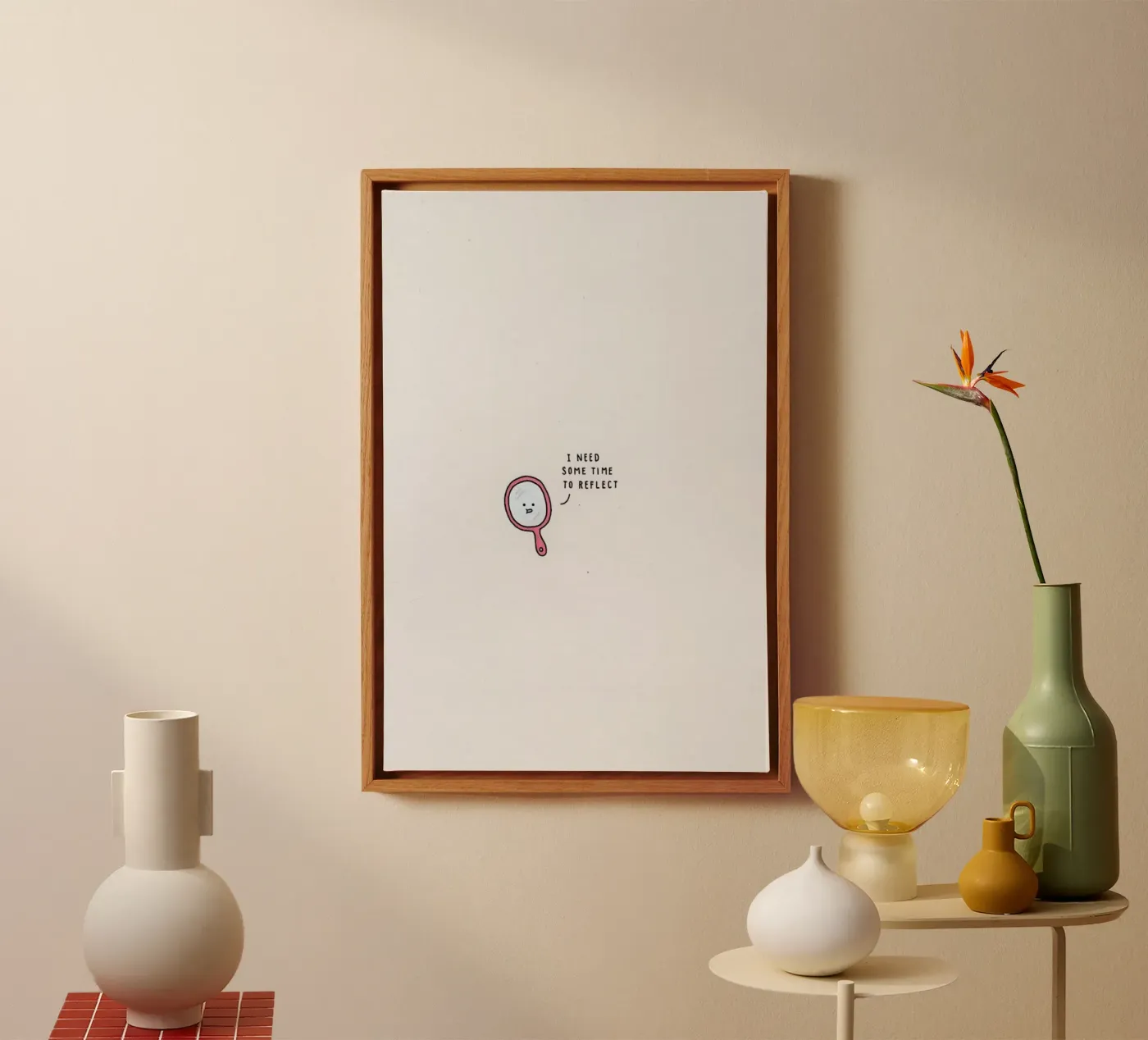 Mirror canvas van Jaco Haasbroek