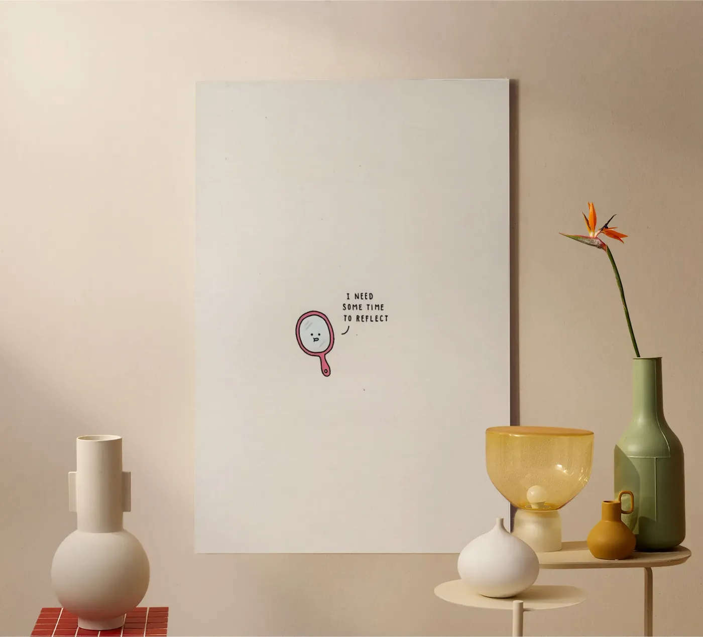 Mirror canvas van Jaco Haasbroek