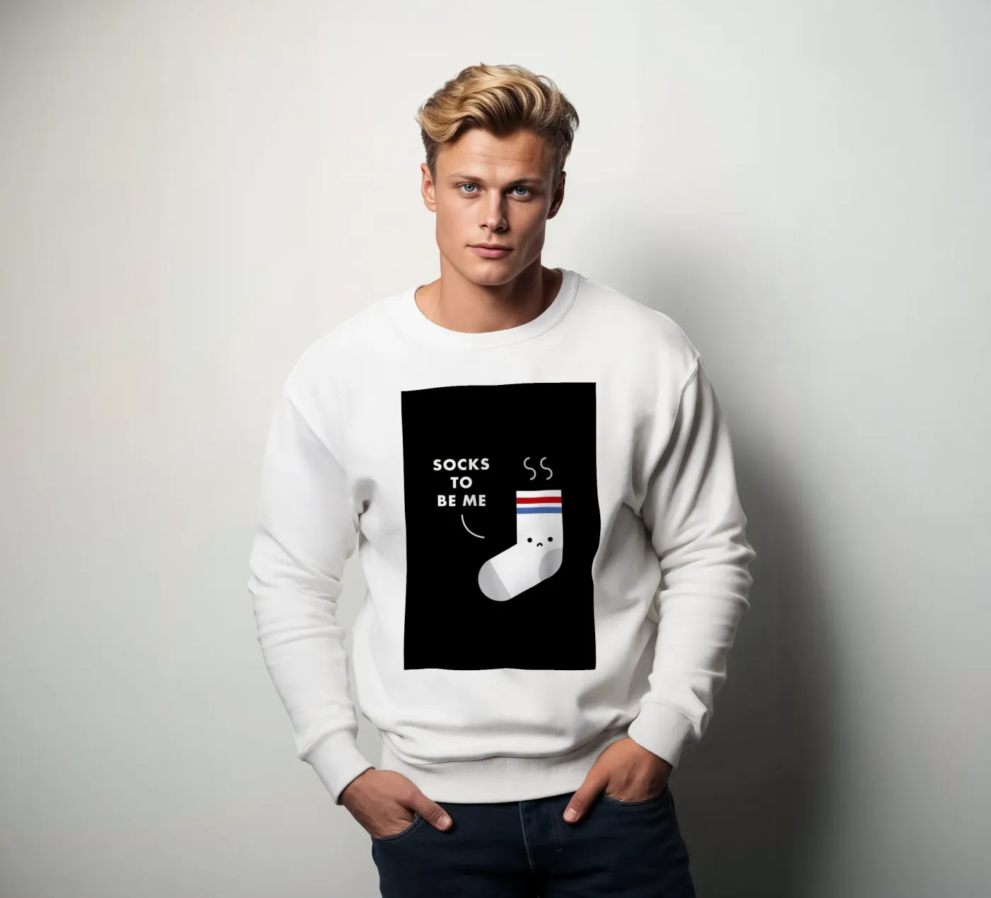 Socks sweatshirt by Jaco Haasbroek