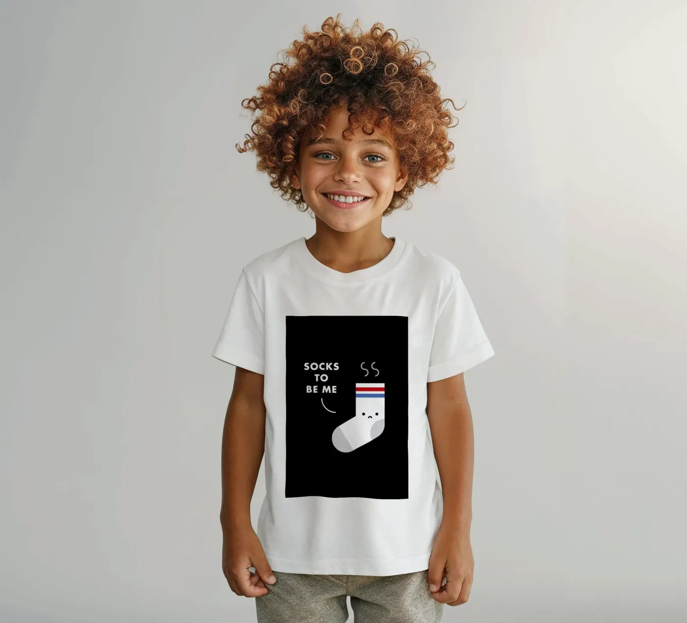 Socks kinder t-shirt van Jaco Haasbroek