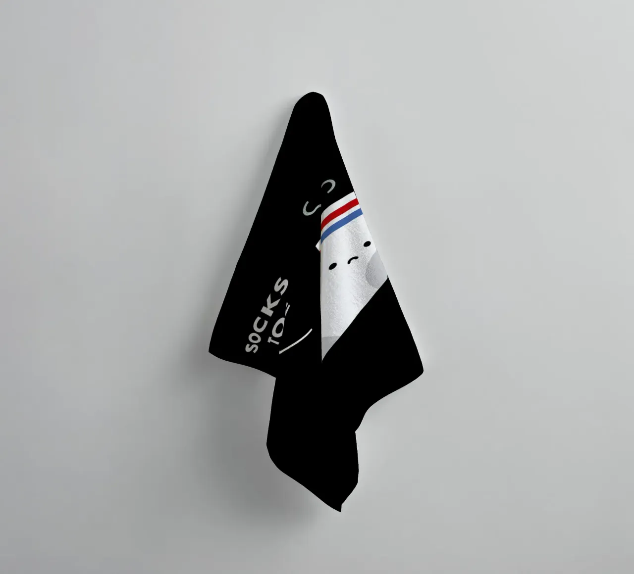 Socks badhanddoek van Jaco Haasbroek