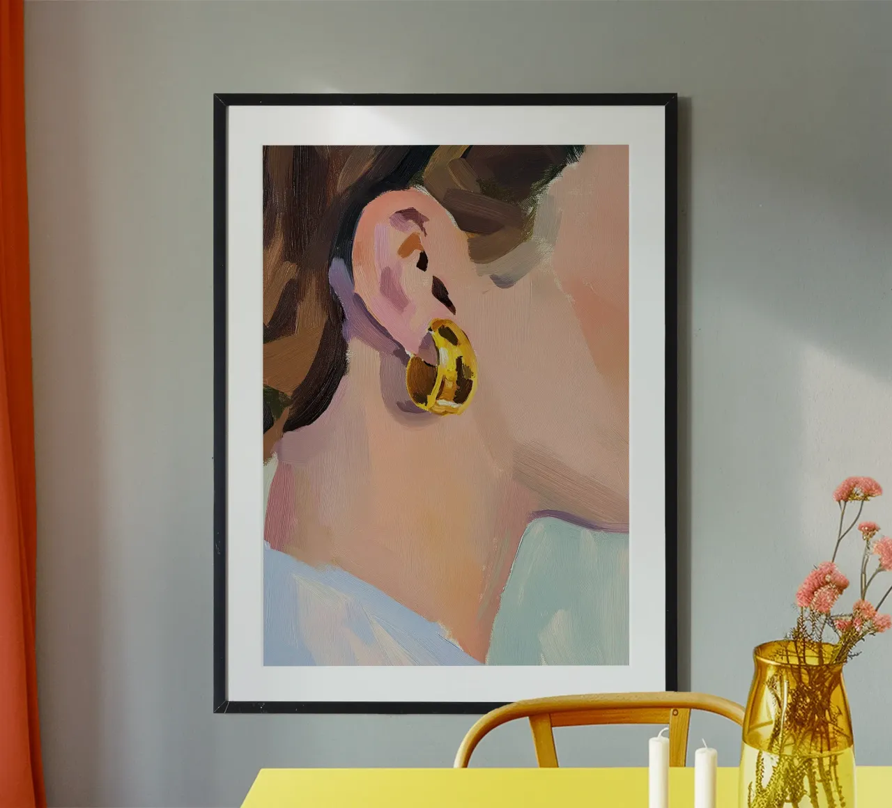 Ohrring poster da Euphoria Theresa