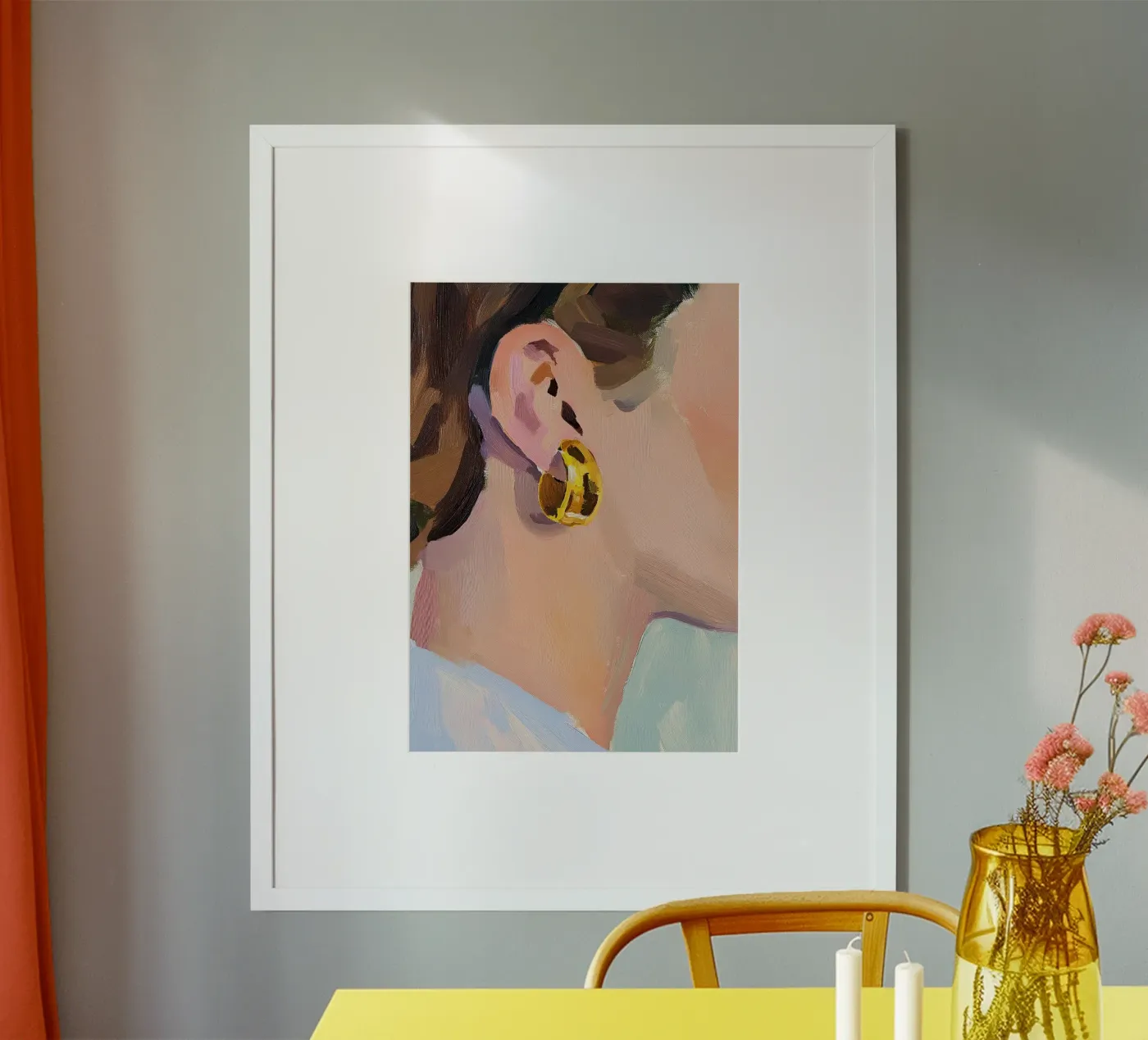 Ohrring poster by Euphoria Theresa