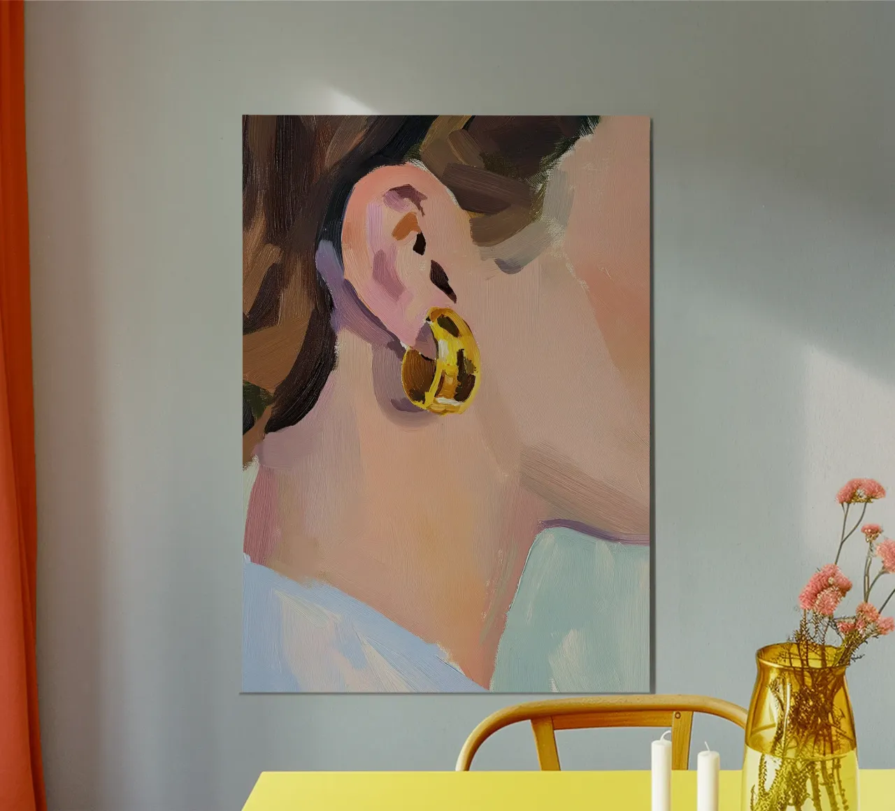 Ohrring poster da Euphoria Theresa