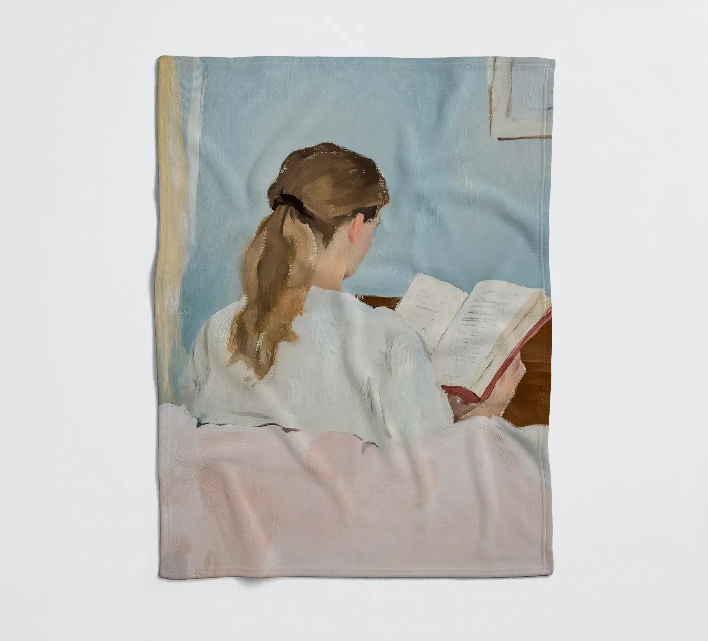Read fleece blanket by Euphoria Theresa