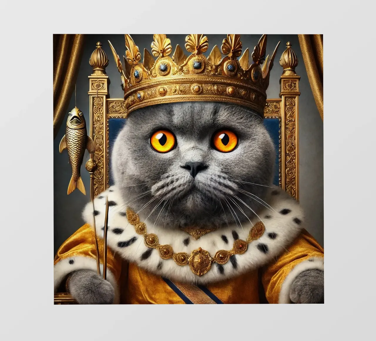 British Kingdom Cat telo in pvc da B Art