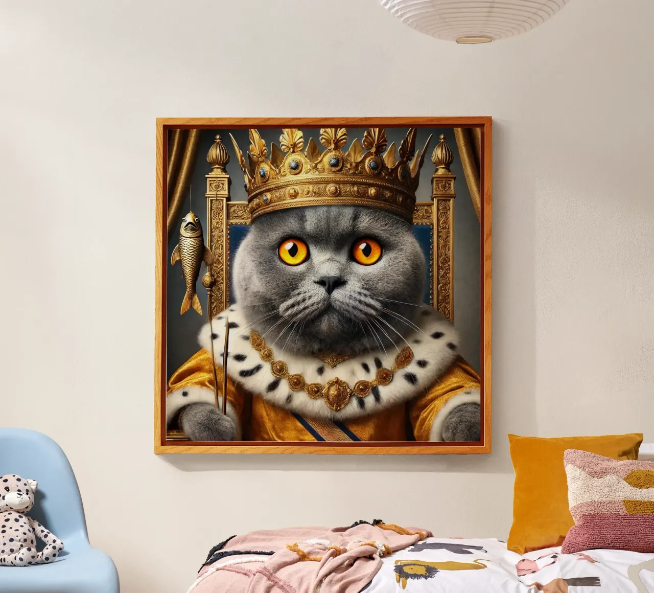 British Kingdom Cat plexiglass da B Art
