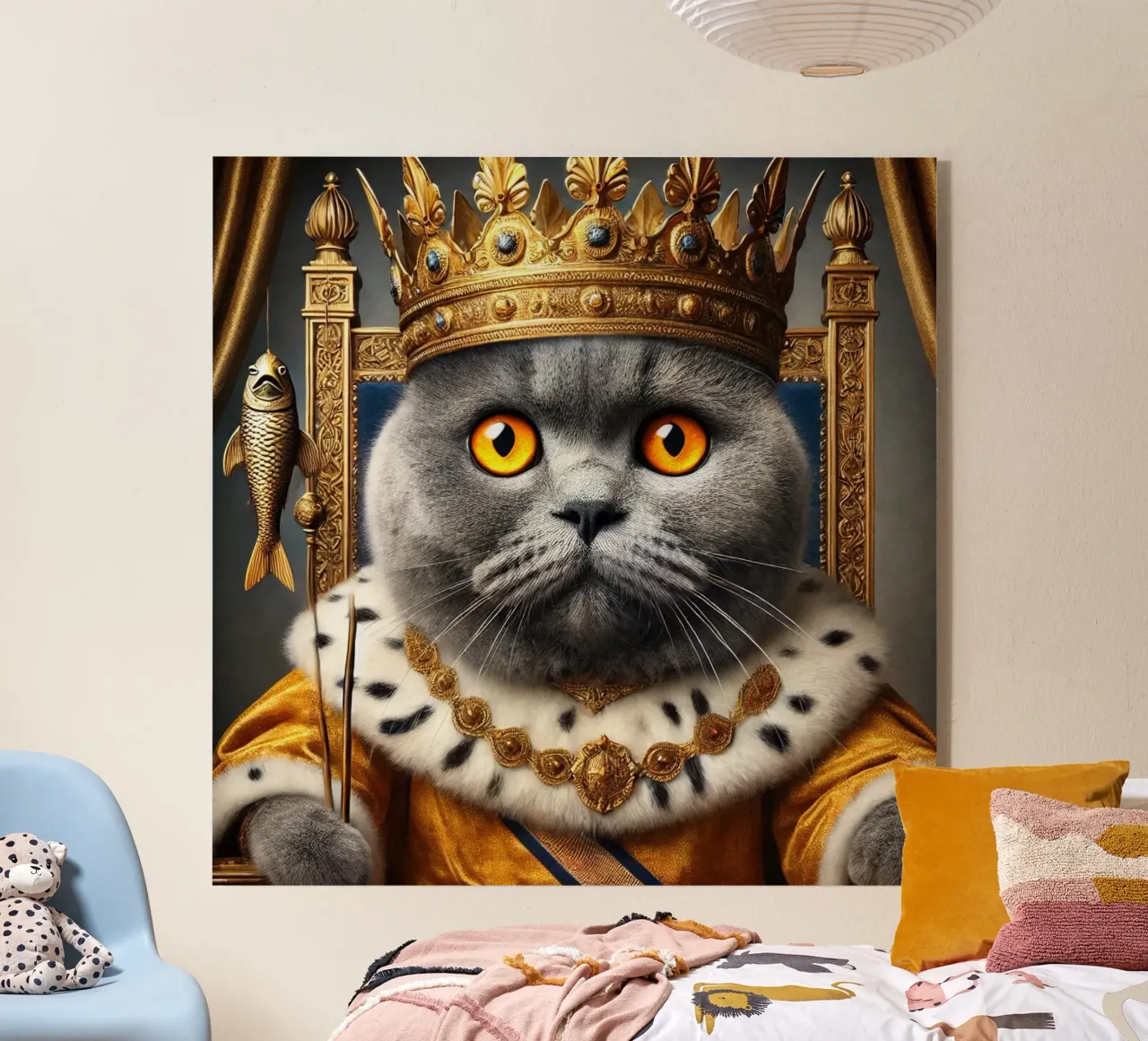 British Kingdom Cat plexiglass da B Art