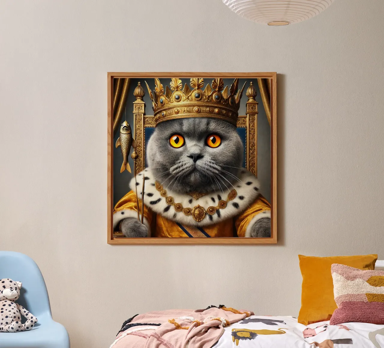 British Kingdom Cat alluminio dibond da B Art