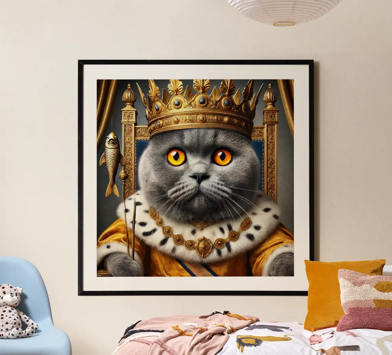 British Kingdom Cat poster da B Art