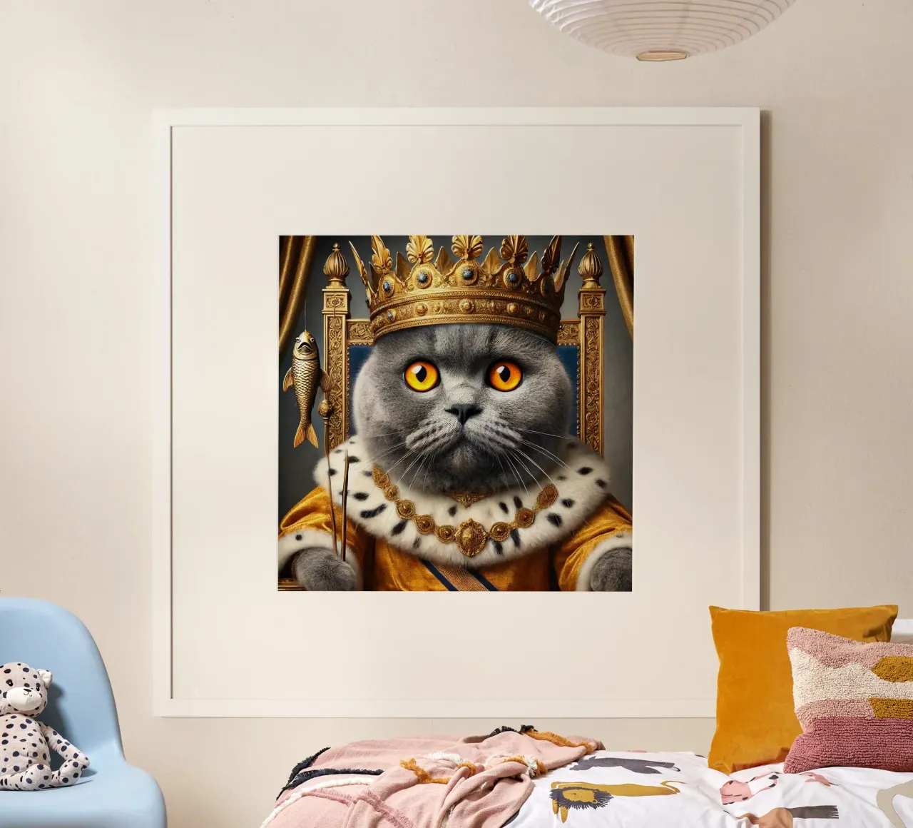 British Kingdom Cat poster da B Art