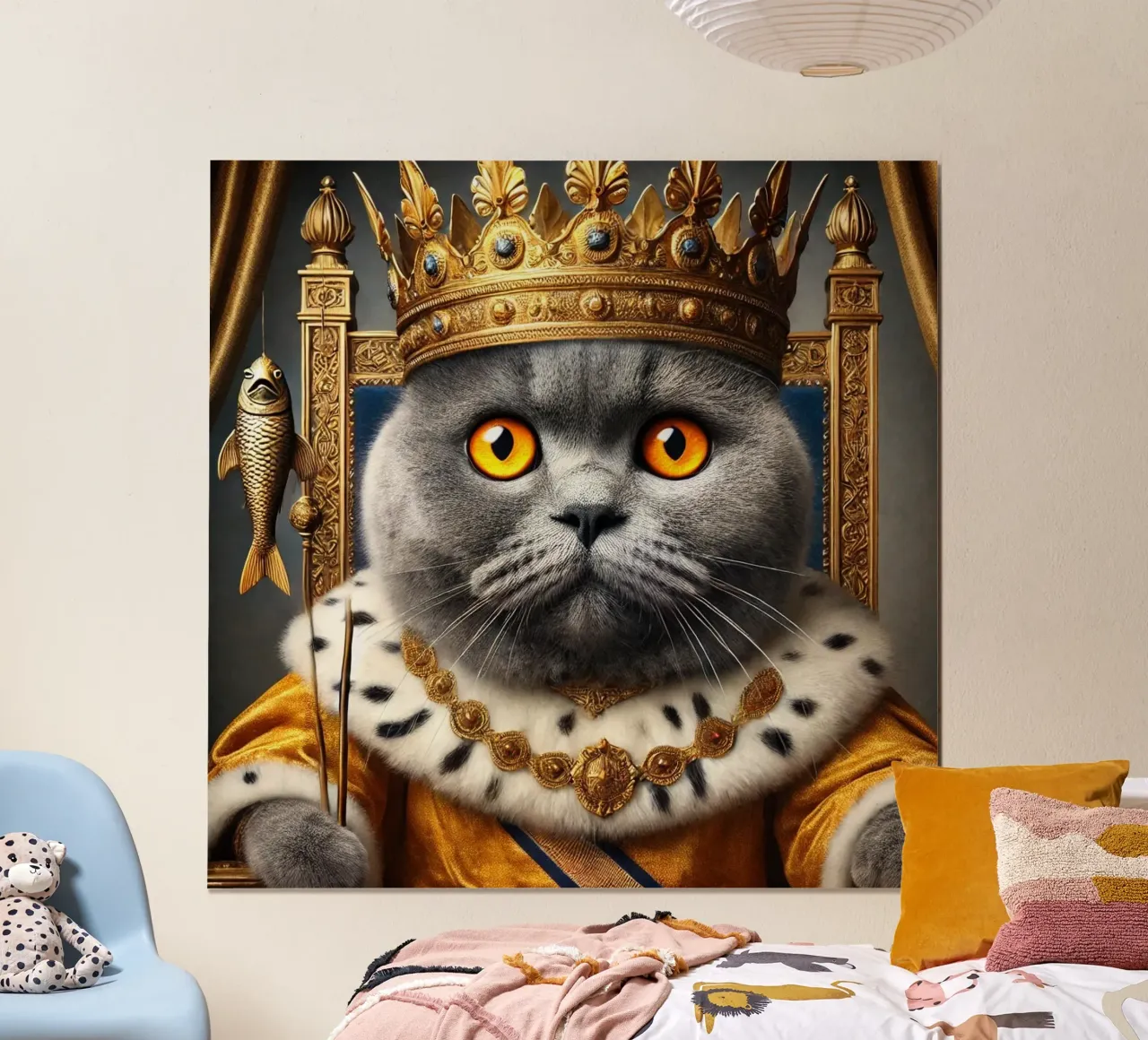 British Kingdom Cat poster da B Art