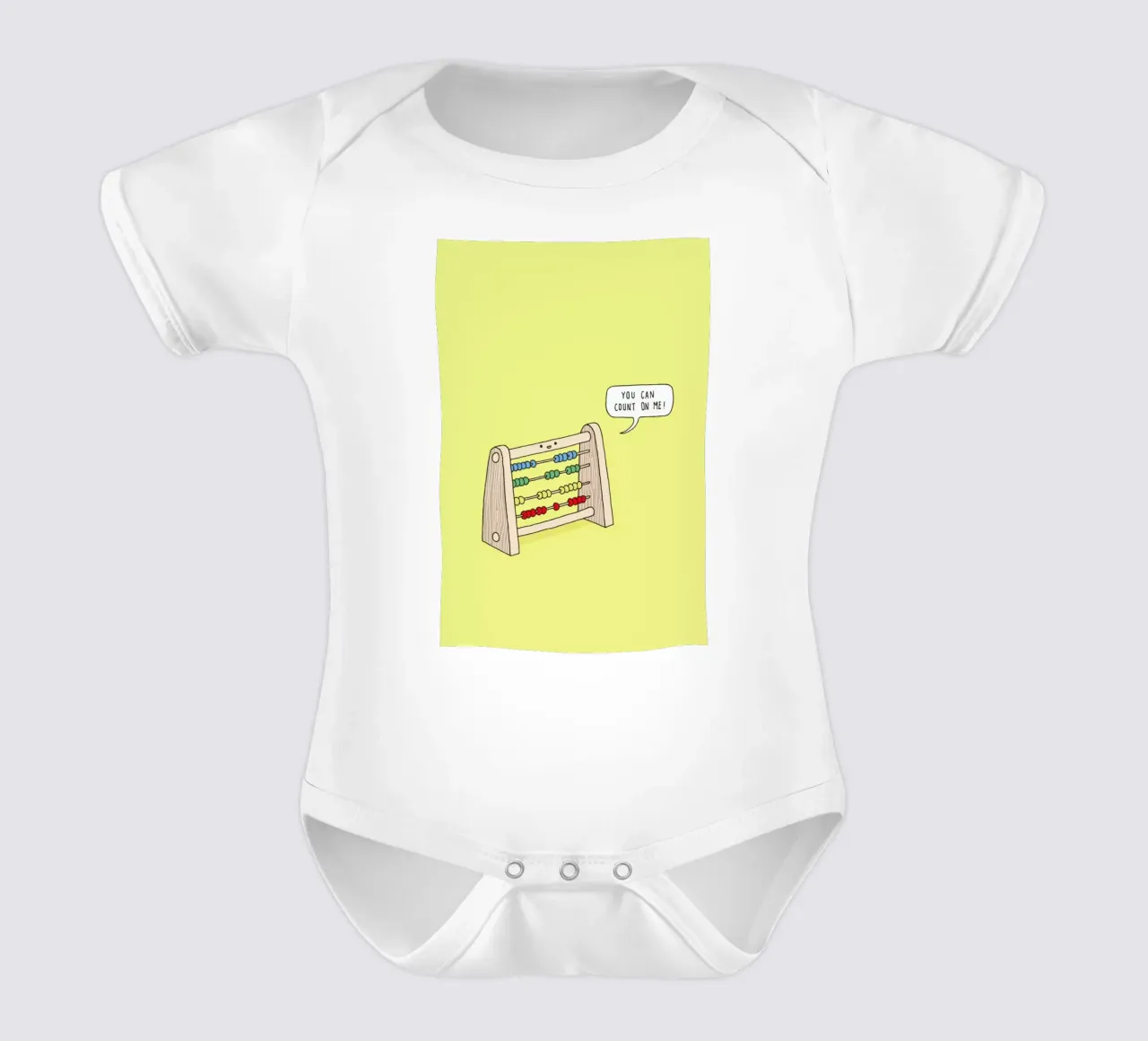 The Ever Reliable Abacus Kurzarm Babybody von Jaco Haasbroek