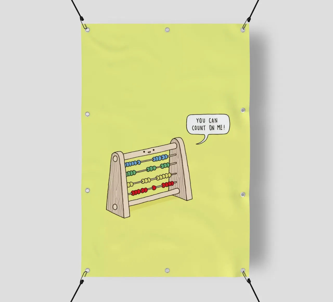 The Ever Reliable Abacus pvc cover by Jaco Haasbroek