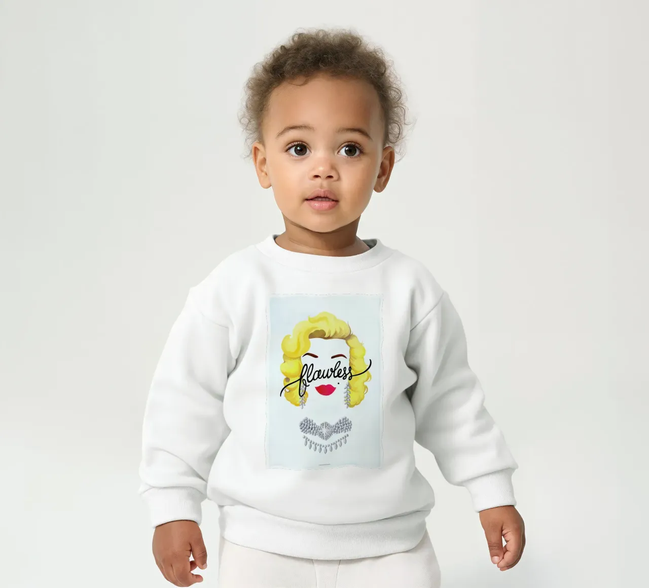 Flawless Marilyn felpa neonato da Nour Tohme