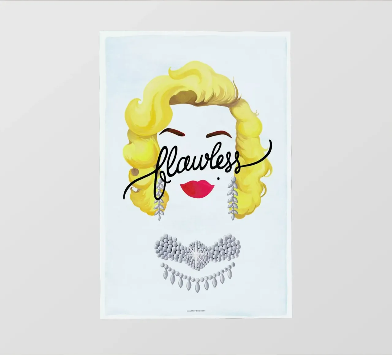 Flawless Marilyn telo in pvc da Nour Tohme