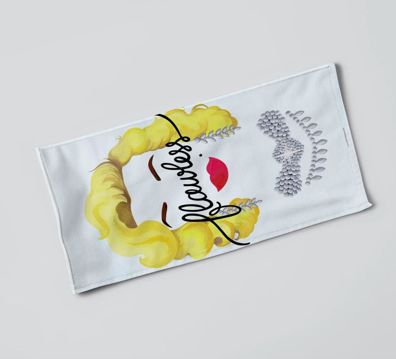 Flawless Marilyn towel by Nour Tohme