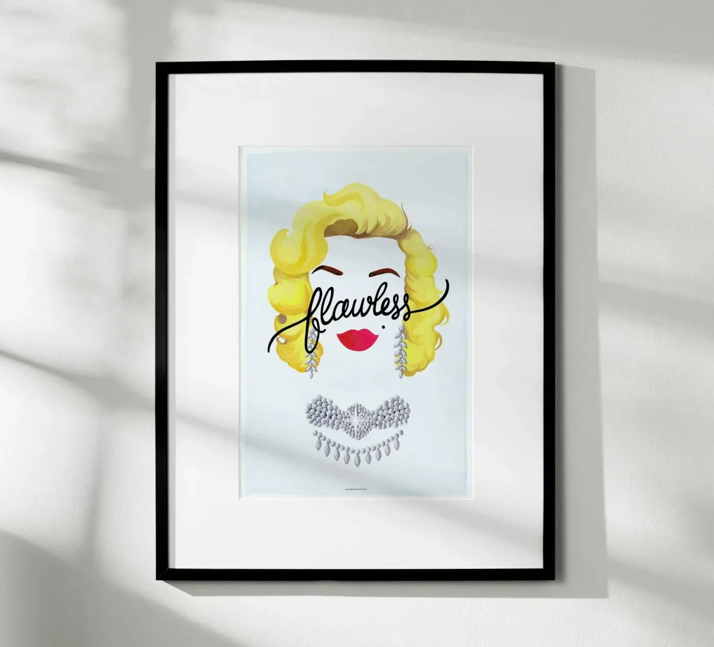Flawless Marilyn poster by Nour Tohme