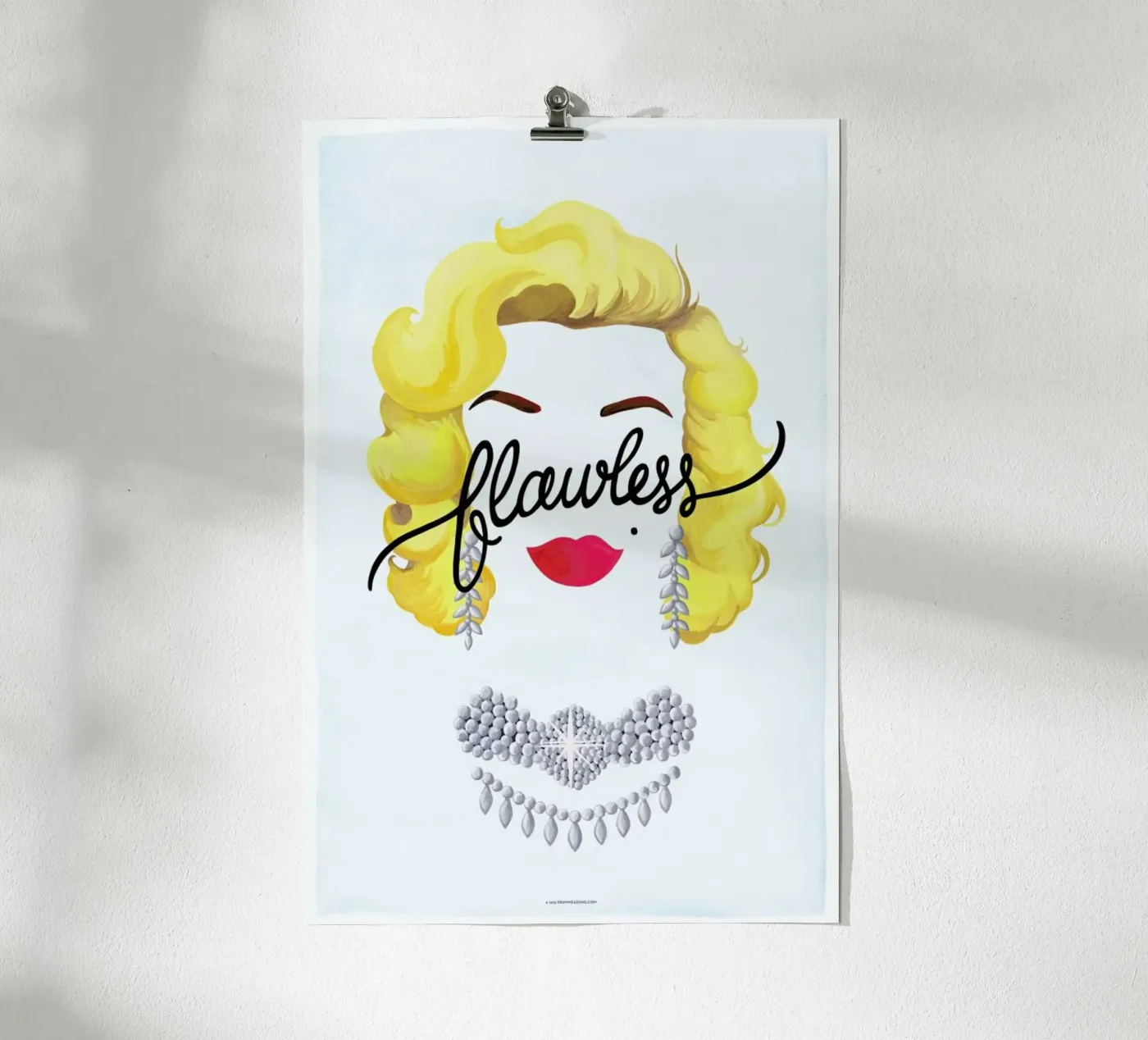 Flawless Marilyn poster by Nour Tohme