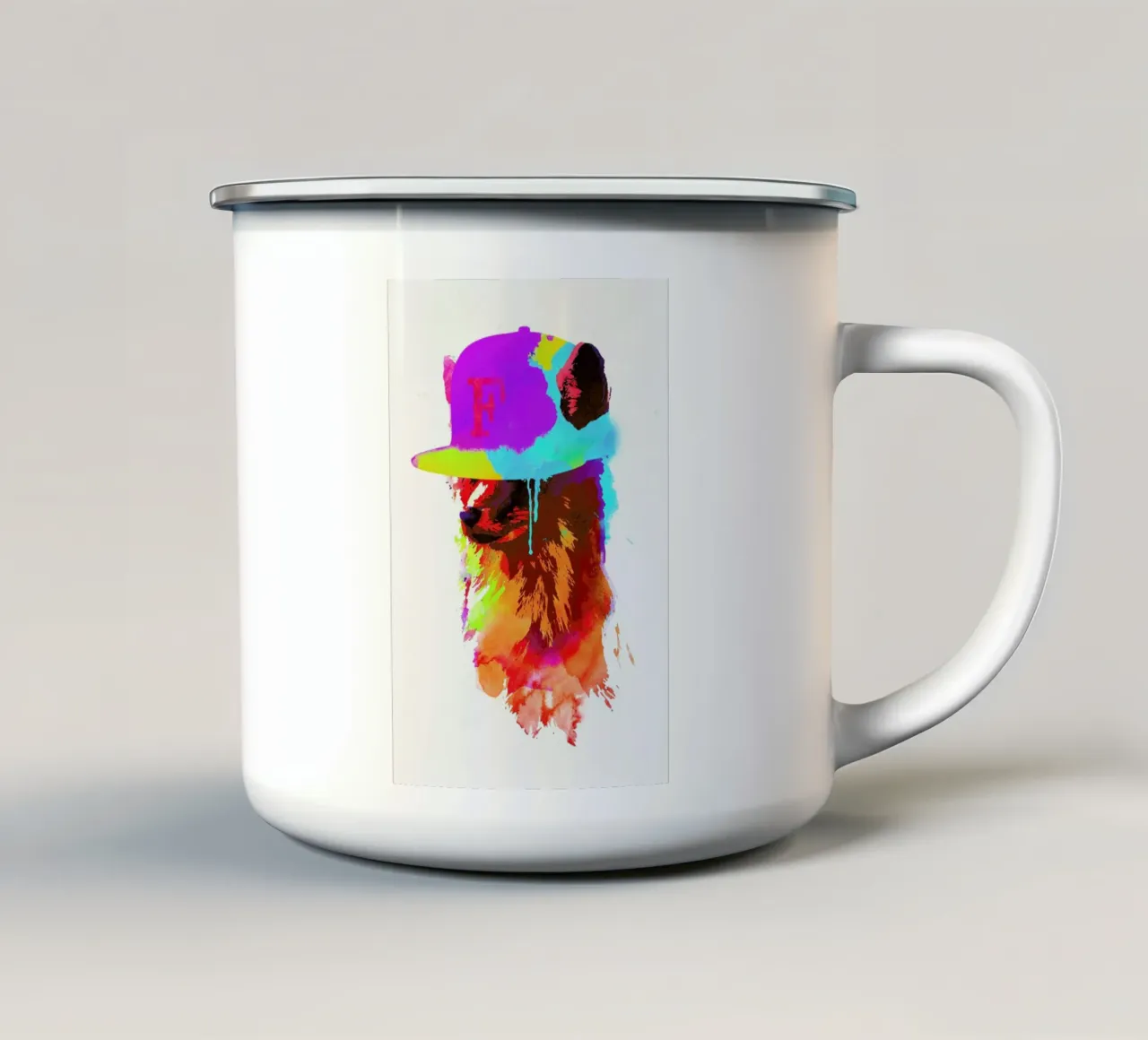 Foxey's favorite cap tazza in smalto da Róbert Farkas