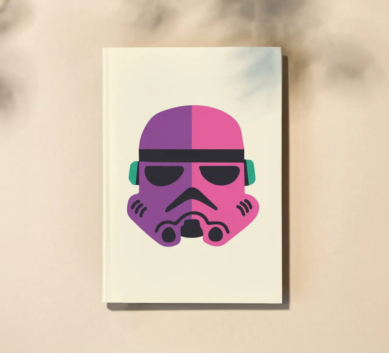 Stormtrooper Helm lila-pink diario da Star Wars