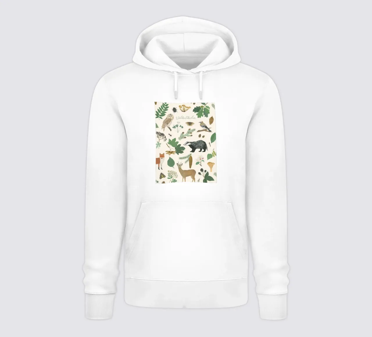 Waldentdecker - into the woods felpa con cappuccio da herzundpapier