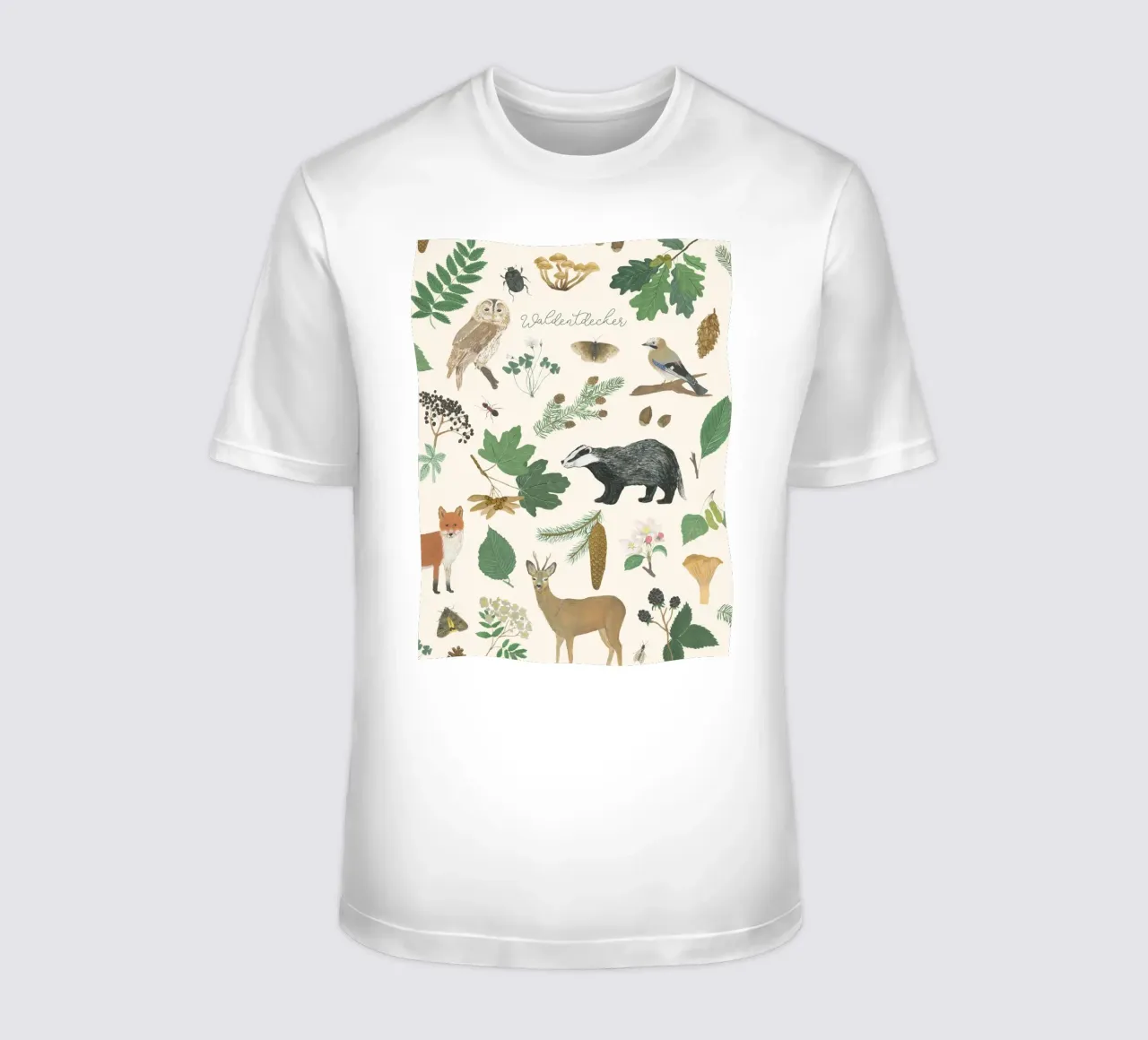 Waldentdecker - into the woods t-shirt da herzundpapier