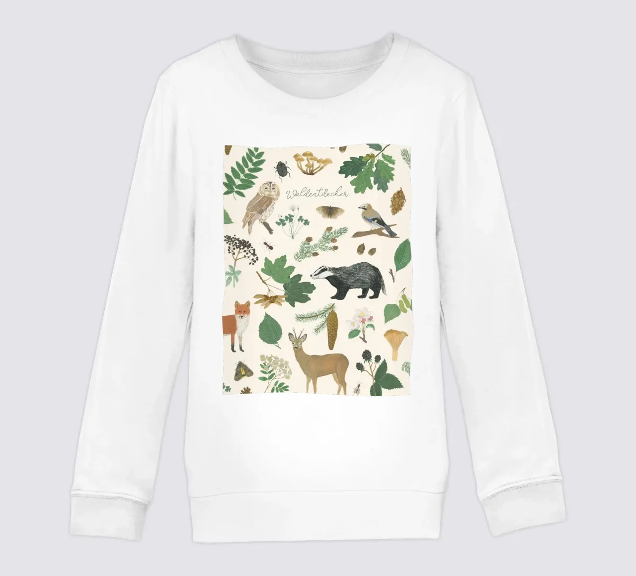 Waldentdecker - into the woods felpa bambino da herzundpapier