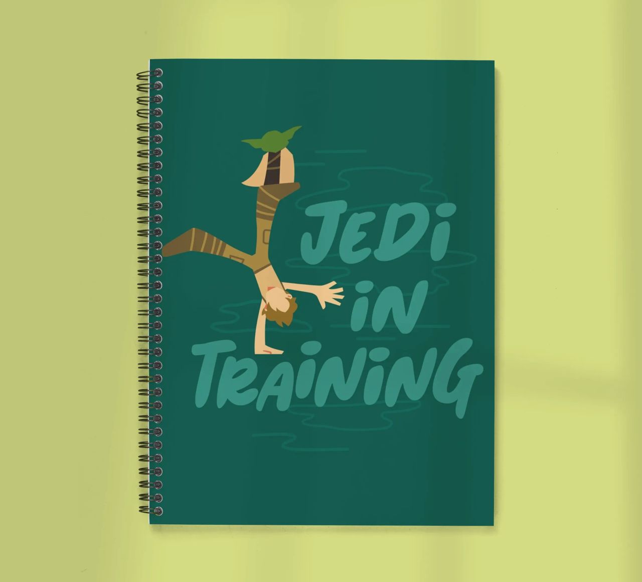 Luke Skywalker & Jedi in Training spiral notebook by Star Wars