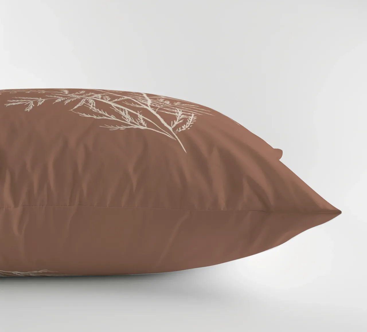 Acacia Branch Mocha Mousse cuscino da anisillustration