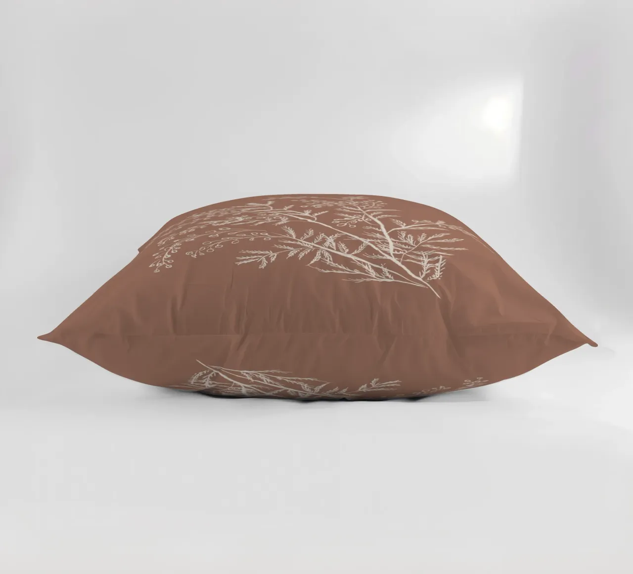 Acacia Branch Mocha Mousse cuscino da anisillustration