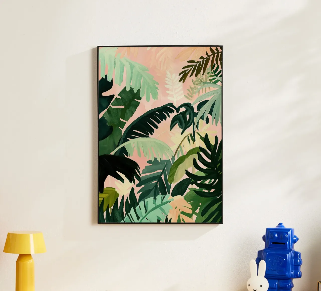 Jungle Botany Fauvism Plants forex plate by Euphoria Theresa