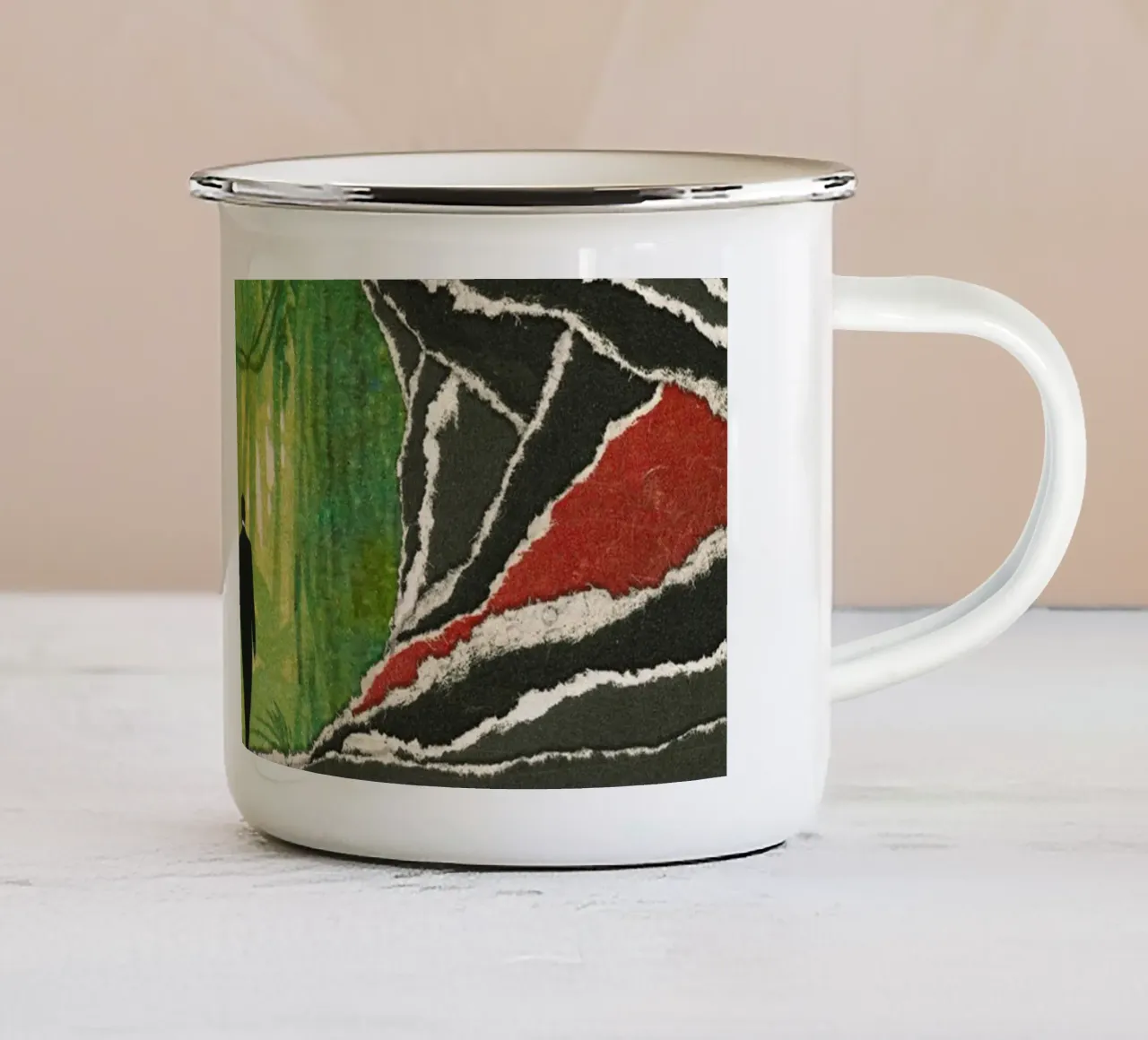 Shredded Dreams tazza in smalto da Taudalpoi