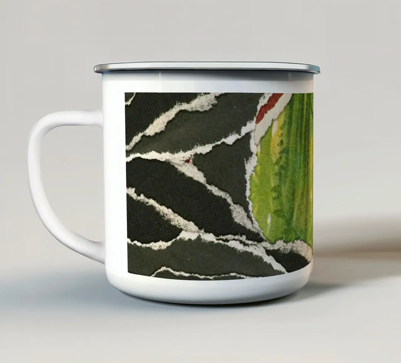 Shredded Dreams tazza in smalto da Taudalpoi